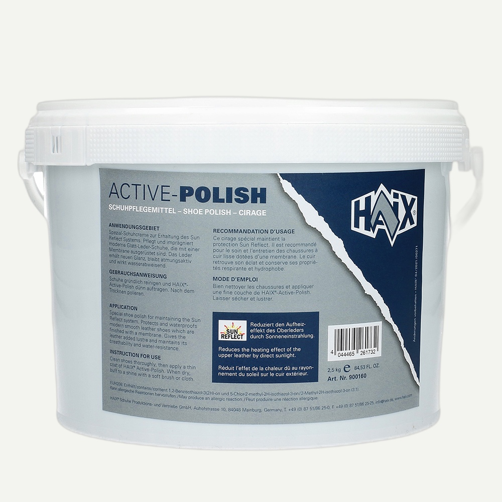 HAIX skoplejemiddel, 2,5 kg, sort