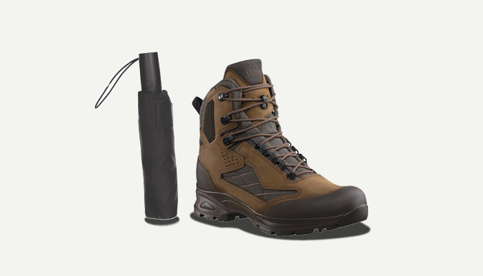 Kun i en kort periode: Gratis paraply ved køb af alle outdoor-sko og funktionstøj.