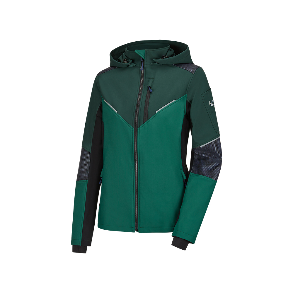 Schützt bei wechselhaftem Wetter. Deine Flextreme Softshell Jacket mit verstellbaren Bund.