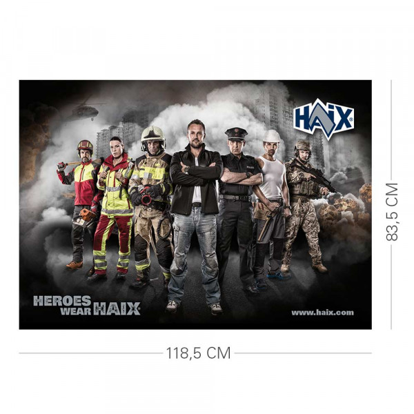 HAIX Heroes Poster 118,5 x 83,5 cm